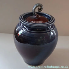 Load image into Gallery viewer, SCOTTISH POTTERY. Studio Pottery Lidded Pot by John Maguire, Perthshire

