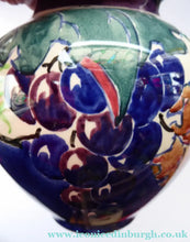 Load image into Gallery viewer, 1920s Bough Pottery Vase by Richard Armour Fruiting Vines
