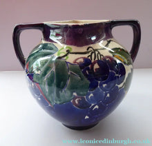 Load image into Gallery viewer, 1920s Bough Pottery Vase by Richard Armour Fruiting Vines

