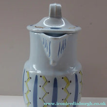 Load image into Gallery viewer, Large Vintage 1950s BUCHAN Stoneware Lidded Jug: HEBRIDES Pattern
