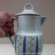 Load image into Gallery viewer, Large Vintage 1950s BUCHAN Stoneware Lidded Jug: HEBRIDES Pattern
