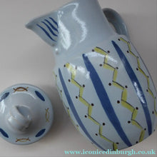 Load image into Gallery viewer, Large Vintage 1950s BUCHAN Stoneware Lidded Jug: HEBRIDES Pattern
