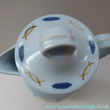 Load image into Gallery viewer, Large Vintage 1950s BUCHAN Stoneware Lidded Jug: HEBRIDES Pattern
