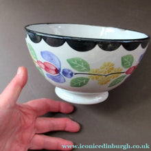 Load image into Gallery viewer, Antique Scottish Spongeware Bowl Methven Heron Kirkcaldy Pottery
