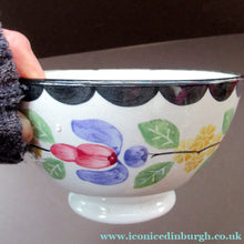 Load image into Gallery viewer, Antique Scottish Spongeware Bowl Methven Heron Kirkcaldy Pottery
