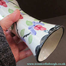 Load image into Gallery viewer, Antique Scottish Spongeware Vase Kirkcaldy Pottery
