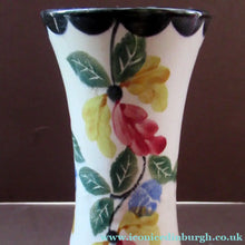 Load image into Gallery viewer, Antique Scottish Pottery Spongeware Vase Kirkcaldy Pottery 
