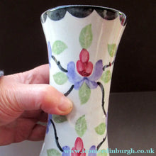 Load image into Gallery viewer, Antique Scottish Spongeware Vase Kirkcaldy Pottery
