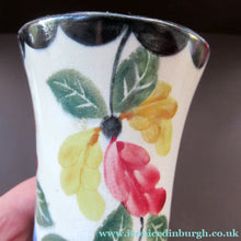 Load image into Gallery viewer, Antique Scottish Pottery Spongeware Vase Kirkcaldy Pottery 
