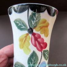 Load image into Gallery viewer, Antique Scottish Pottery Spongeware Vase Kirkcaldy Pottery 
