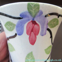 Load image into Gallery viewer, Antique Scottish Spongeware Vase Kirkcaldy Pottery
