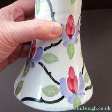 Load image into Gallery viewer, Antique Scottish Spongeware Vase Kirkcaldy Pottery

