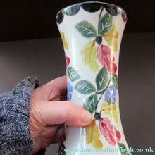 Load image into Gallery viewer, Antique Scottish Pottery Spongeware Vase Kirkcaldy Pottery 
