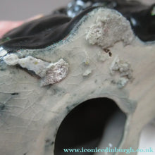 Load image into Gallery viewer, Antique BO'NESS POTTERY Black Jackfield Style Spaniels
