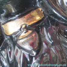 Load image into Gallery viewer, Antique BO'NESS POTTERY Black Jackfield Style Spaniels
