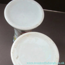 Load image into Gallery viewer, Methven Heron Pottery Kirkcaldy Ceramics Pair of Spongeware Vases
