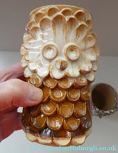 Load image into Gallery viewer, SCOTTISH POTTERY. Pair of Vintage TRAQUAIR Studio Pottery OWL Pots. Both Signed
