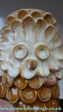 Load image into Gallery viewer, SCOTTISH POTTERY. Pair of Vintage TRAQUAIR Studio Pottery OWL Pots. Both Signed
