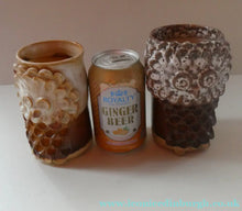 Load image into Gallery viewer, SCOTTISH POTTERY. Pair of Vintage TRAQUAIR Studio Pottery OWL Pots. Both Signed
