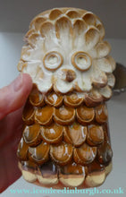 Load image into Gallery viewer, SCOTTISH POTTERY. Pair of Vintage TRAQUAIR Studio Pottery OWL Pots. Both Signed
