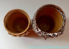 Load image into Gallery viewer, SCOTTISH POTTERY. Pair of Vintage TRAQUAIR Studio Pottery OWL Pots. Both Signed
