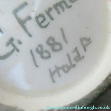 Load image into Gallery viewer, 1880s Victorian Scottish Art Pottery. Scottish Lady Artist Haddington Signed Ferme
