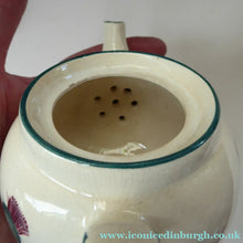 Load image into Gallery viewer, Rare 1920s Morrison &amp; Crawford ROSSLYN Ware Miniature Teapot from Grantshouse. Hand Painted Scotch Thistles
