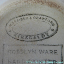 Load image into Gallery viewer, Rare 1920s Morrison &amp; Crawford ROSSLYN Ware Miniature Teapot from Grantshouse. Hand Painted Scotch Thistles
