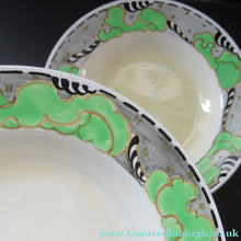 Load image into Gallery viewer, 1920s 1930s Art Nouveau Antique Scottish Pottery Bough Shallow Bowl 9 inches
