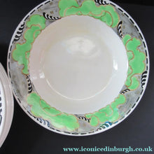 Load image into Gallery viewer, 1920s 1930s Art Nouveau Antique Scottish Pottery Bough Shallow Bowl 9 inches
