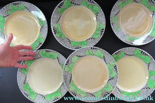 Load image into Gallery viewer, 1920s 1930s Art Nouveau Antique Scottish Pottery Bough Side Plates 10 inches
