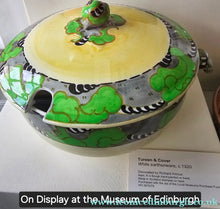 Load image into Gallery viewer, SCOTTISH POTTERY. Rare 1930s BOUGH Pottery Side Plates with Art Nouveau Decoration. 10 inches diameter - Scottish
