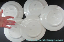 Load image into Gallery viewer, 1920s 1930s Art Nouveau Antique Scottish Pottery Bough Side Plates 10 inches
