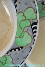 Load image into Gallery viewer, 1920s 1930s Art Nouveau Antique Scottish Pottery Bough Side Plates 10 inches
