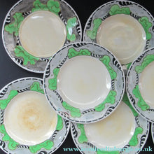 Load image into Gallery viewer, Bough Pottery Art Nouveau Side Plates Scottish Pottery 1920s 1930s Richard Amour
