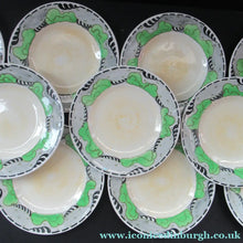 Load image into Gallery viewer, Bough Pottery Art Nouveau Side Plates Scottish Pottery 1920s 1930s Richard Amour
