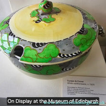 Load image into Gallery viewer, SCOTTISH POTTERY. Rare 1930s BOUGH Pottery Side Plates with Art Nouveau Decoration. 6 3/4 inches diameter - Scottish
