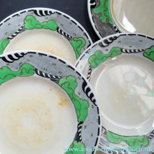 Load image into Gallery viewer, Bough Pottery Art Nouveau Side Plates Scottish Pottery 1920s 1930s Richard Amour

