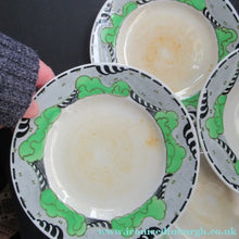 Load image into Gallery viewer, Bough Pottery Art Nouveau Side Plates Scottish Pottery 1920s 1930s Richard Amour
