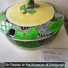 Load image into Gallery viewer, SCOTTISH POTTERY. Rare 1930s BOUGH Pottery Side Plates with Art Nouveau Decoration. 9 inches diameter - Scottish Pottery
