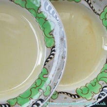 Load image into Gallery viewer, 1920s 1930s Art Nouveau Antique Scottish Pottery Bough Side Plates 9 inches
