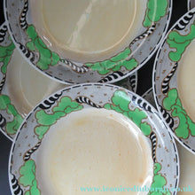 Load image into Gallery viewer, 1920s 1930s Art Nouveau Antique Scottish Pottery Bough Side Plates 9 inches

