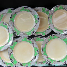 Load image into Gallery viewer, 1920s 1930s Art Nouveau Antique Scottish Pottery Bough Side Plates 9 inches
