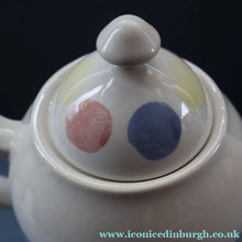 Load image into Gallery viewer, SCOTTISH POTTERY. Rare 1980s Buchan Pottery Coffee Pot. Decorated with the Rare "New Town" pattern 
