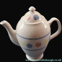 Load image into Gallery viewer, SCOTTISH POTTERY. Rare 1980s Buchan Pottery Coffee Pot. Decorated with the Rare ’New Town’ pattern - SCOTTISH ART
