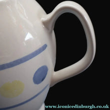 Load image into Gallery viewer, SCOTTISH POTTERY. Rare 1980s Buchan Pottery Coffee Pot. Decorated with the Rare "New Town" pattern 
