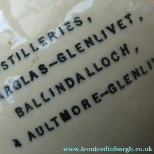 Load image into Gallery viewer, Rare BUCHAN Stoneware Whisky Jug. "THE DOCTOR" Pattisons, Leith
