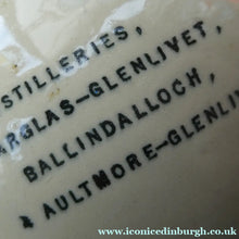 Load image into Gallery viewer, Rare BUCHAN Stoneware Whisky Jug. "THE DOCTOR" Pattisons, Leith
