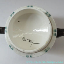 Load image into Gallery viewer, 1920s MakMerry Mak Merry Scottish Pottery Teapot. White Prunus Catherine Blair
