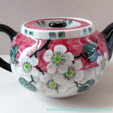 Load image into Gallery viewer, 1920s Scottish Art Pottery Makmerry Mak Merry Prunus Teapot
